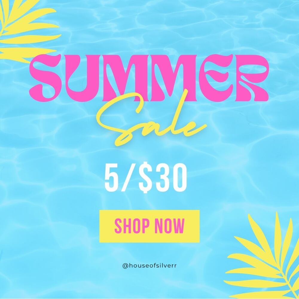 5/$30 Summer Sale SHOP NOW ✨🛍️